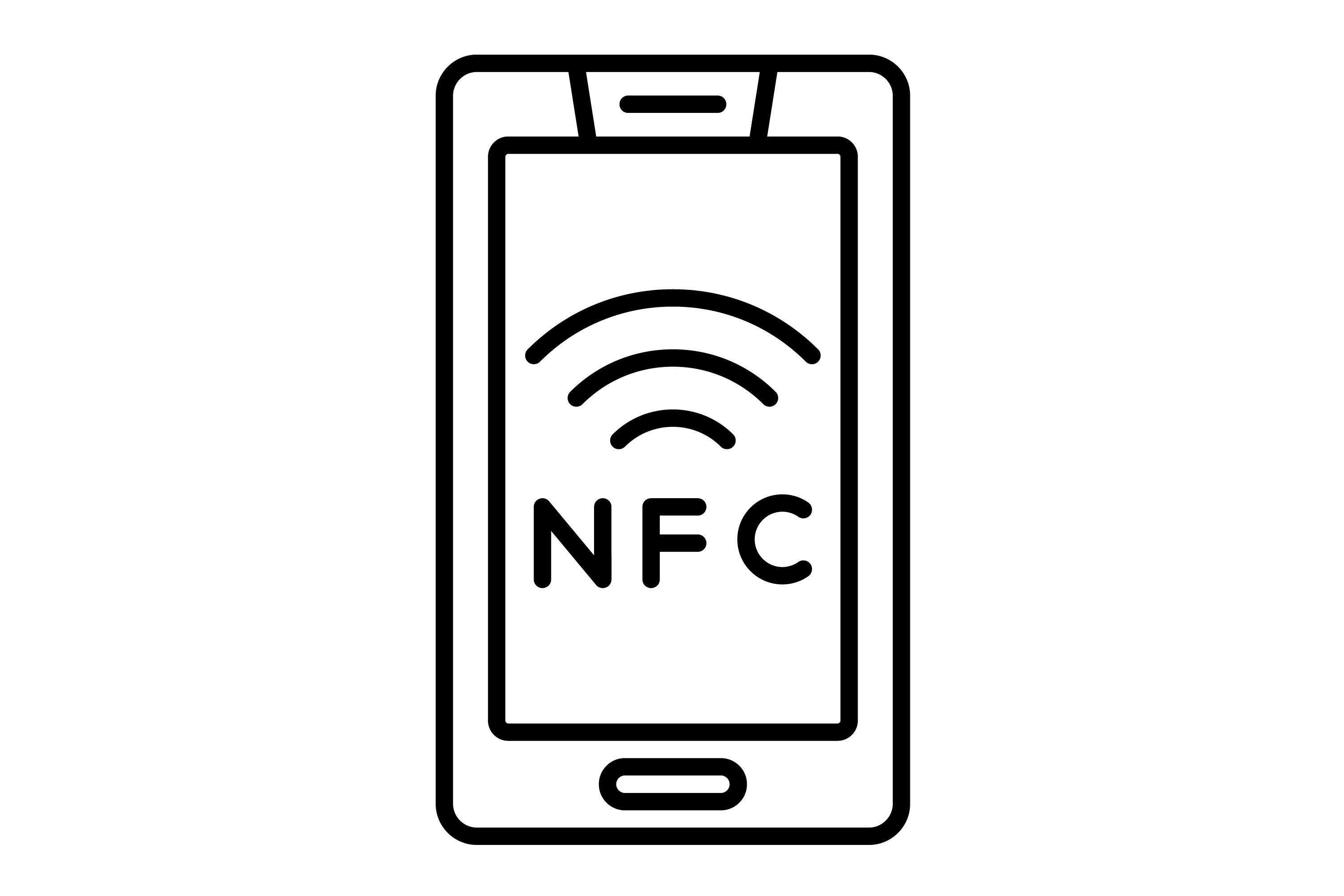 Nfc Outline Icon