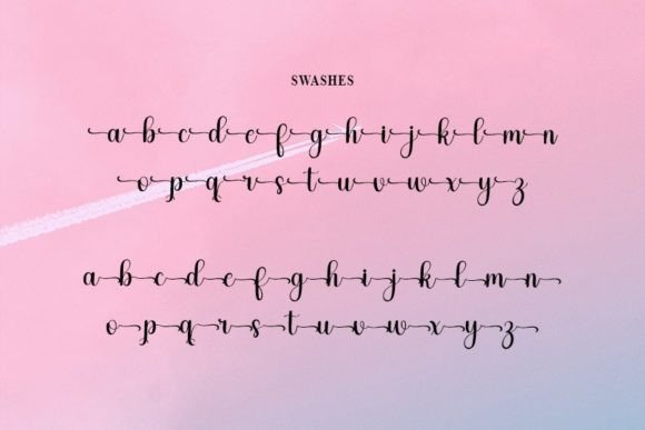 Pinky Yellow Font PNG with transparent background - Preview 5