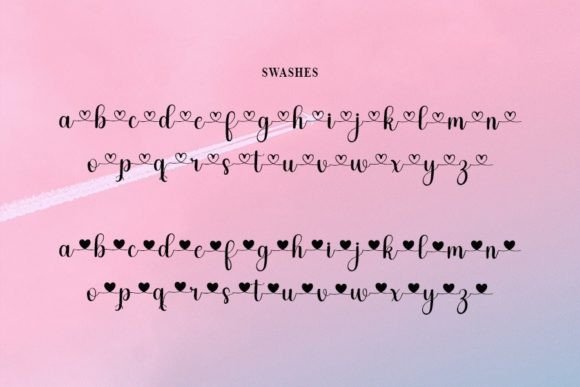 Pinky Yellow Font PNG with transparent background - Preview 6