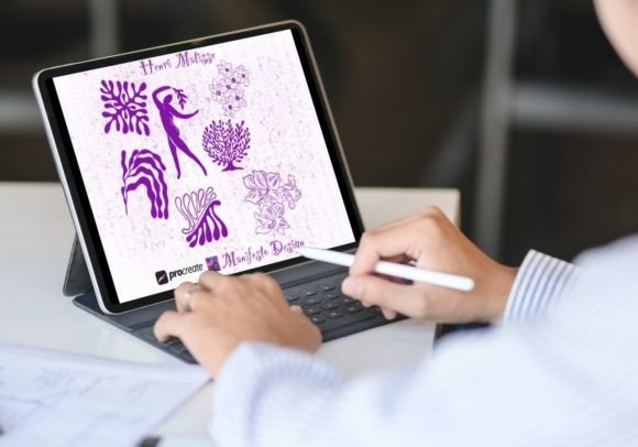 15 Henri Matisse Procreate Stamps V 17