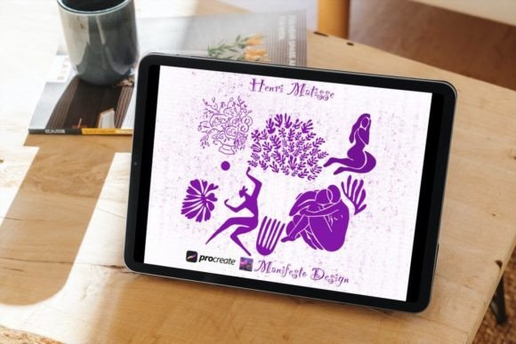 15 Henri Matisse Procreate Stamps V 18