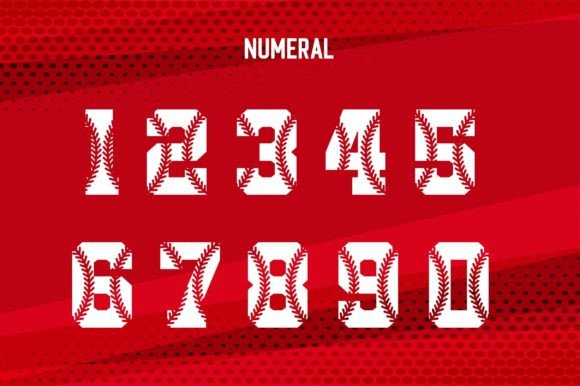 Baseball Font - Preview 2