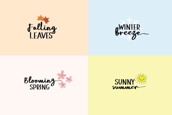 Cherry Dreamy Font PNG with transparent background - Preview 4