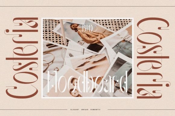Costeria Font PNG with transparent background - Preview 1