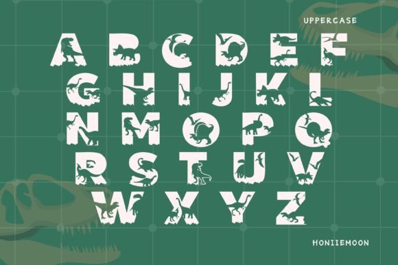 Dinosaur Font - Preview 1