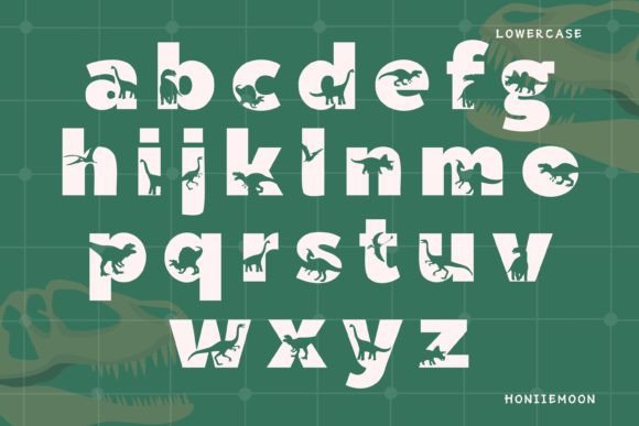 Dinosaur Font - Preview 2