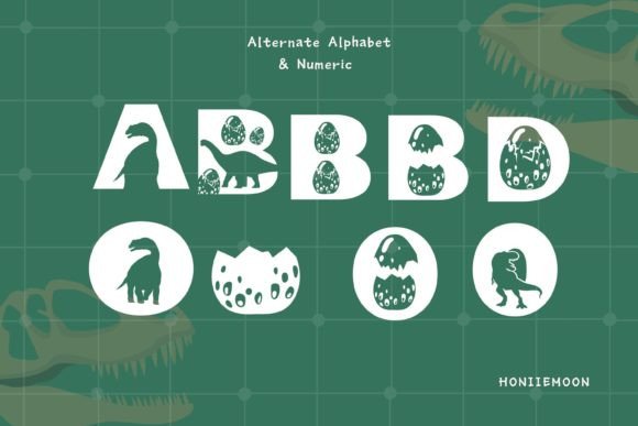 Dinosaur Font - Preview 3