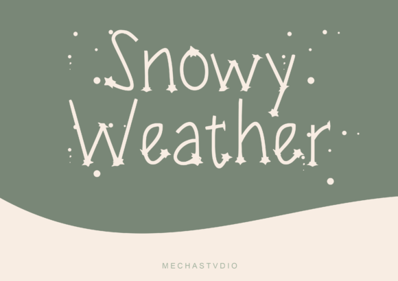 Falling Star Font - Preview 1