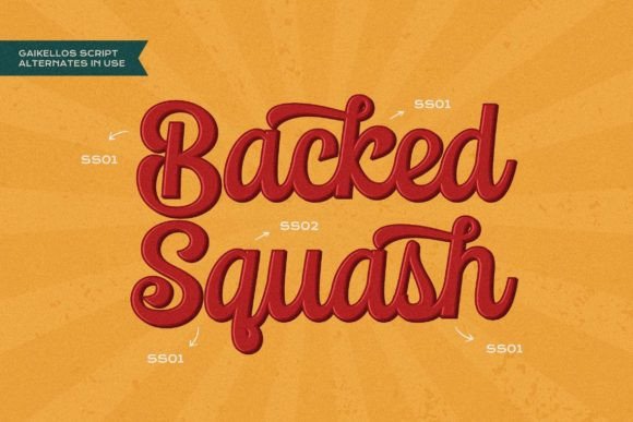 Gaikellos Script Font - Preview 3