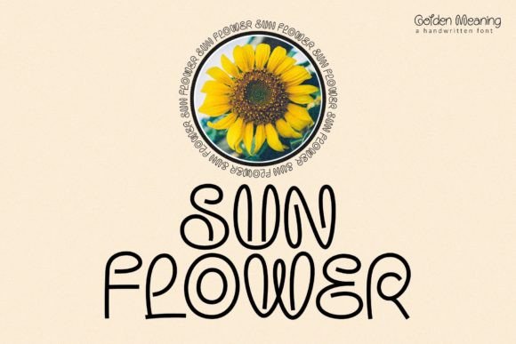 Golden Meaning Font PNG with transparent background - Preview 4