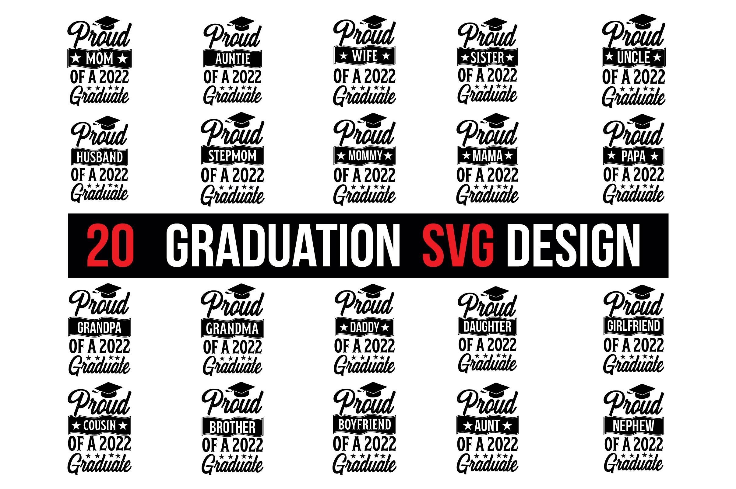 Graduation SVG Bundle Graphic by Journey with Craft · Creative Fabrica