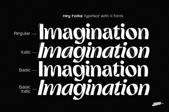 Hey Folks Font PNG with transparent background - Preview 1