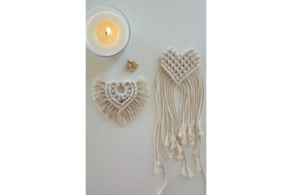 Macrame Heart Ribbon