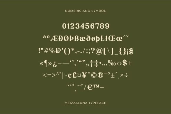 Meizzaluna Font PNG with transparent background - Preview 5