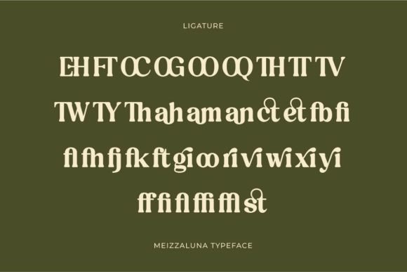 Meizzaluna Font PNG with transparent background - Preview 6