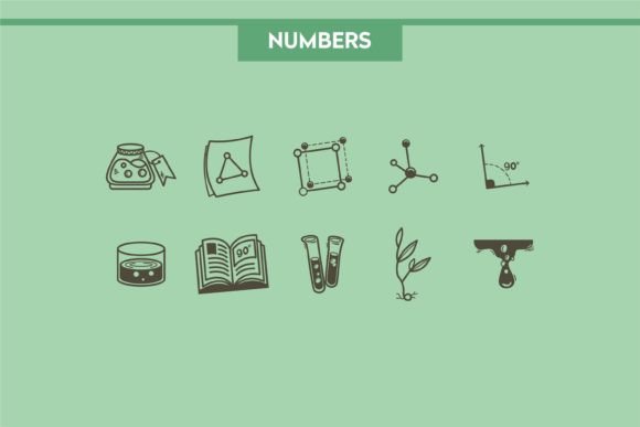 Science Lovers Font PNG with transparent background - Preview 3