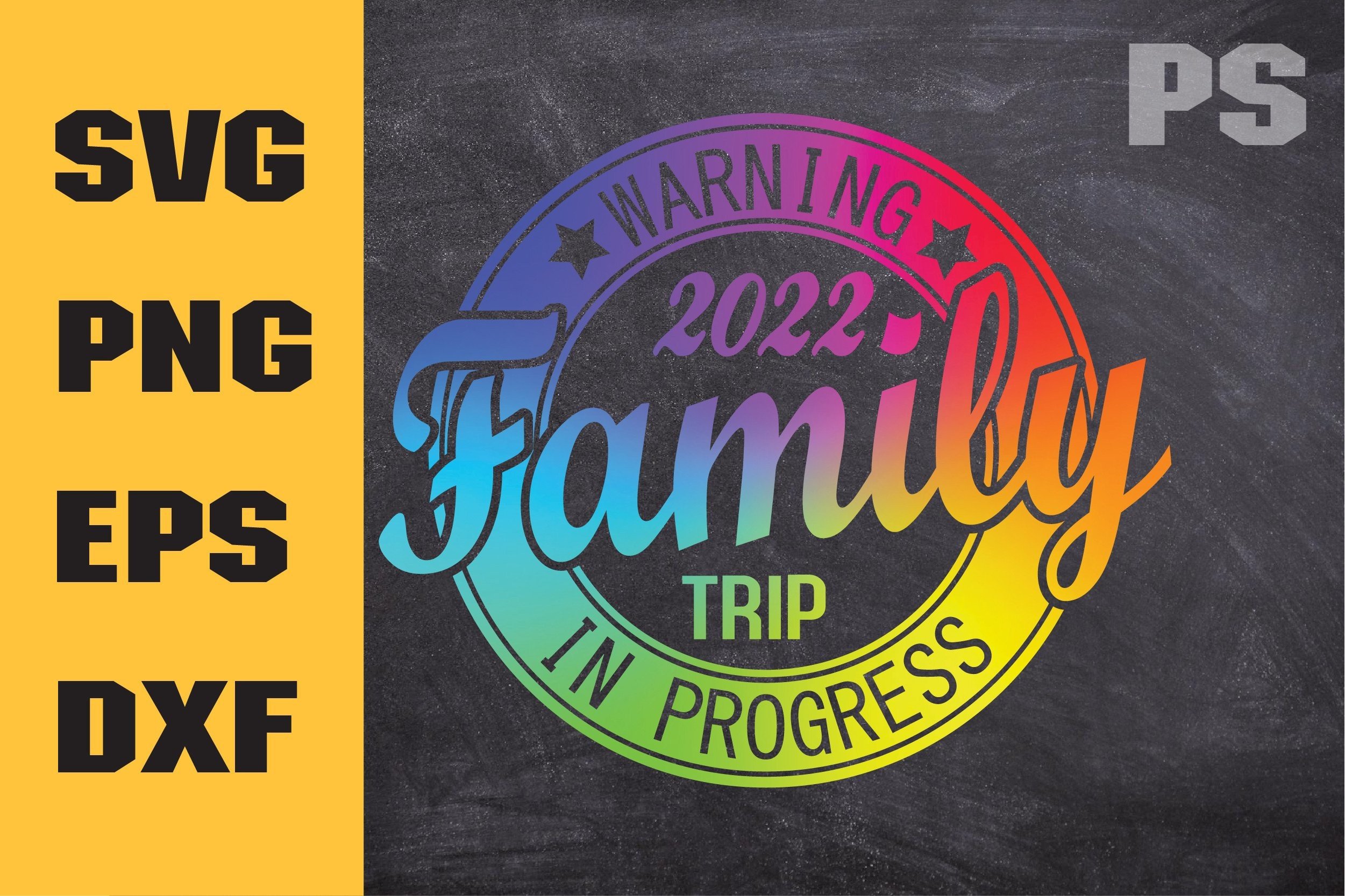 Warning Family Trip in Progress SVG, PNG Graphic by ILukkystore ...