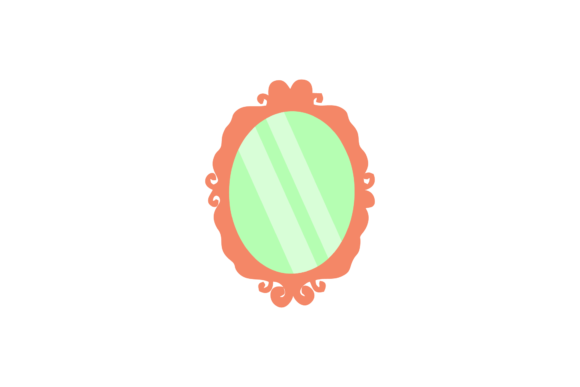 Pink Antique Mirror