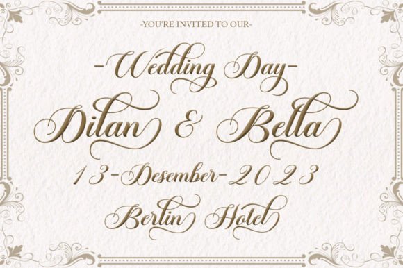 Billgates Font - Preview 3
