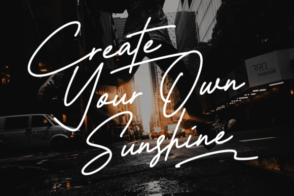 Black Ashpalt Font - Preview 1