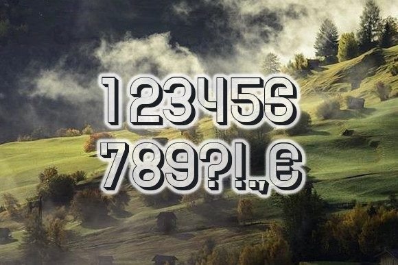 Byzantia Font PNG with transparent background - Preview 3