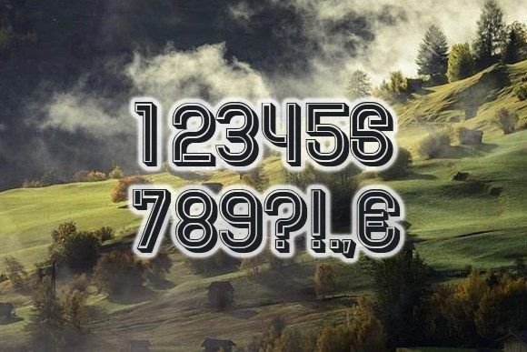 Byzantia Font PNG with transparent background - Preview 4