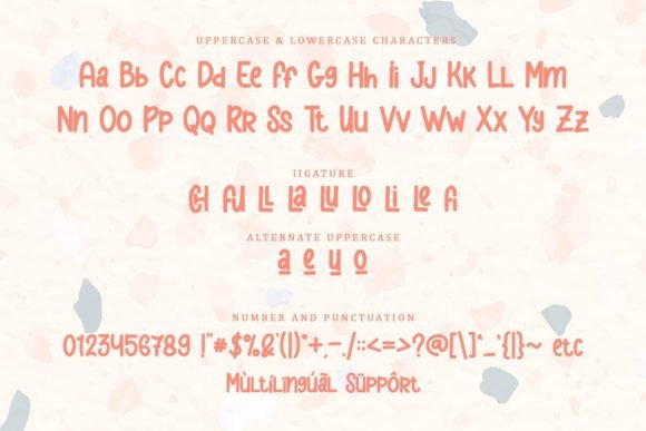 Cheerful Peach Font - Preview 6