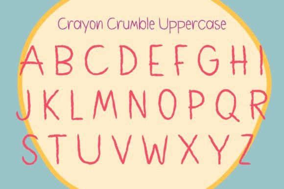 Crayon Crumble Font - Preview 2