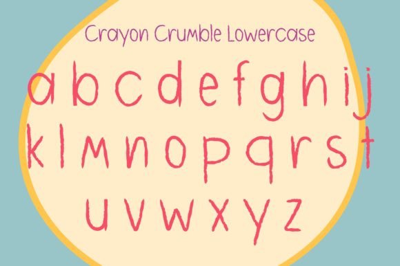 Crayon Crumble Font - Preview 3