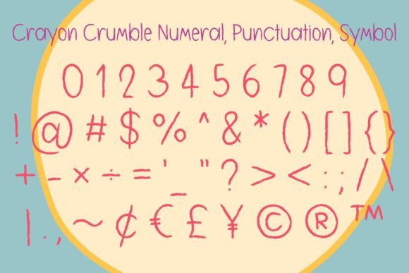 Crayon Crumble Font - Preview 4