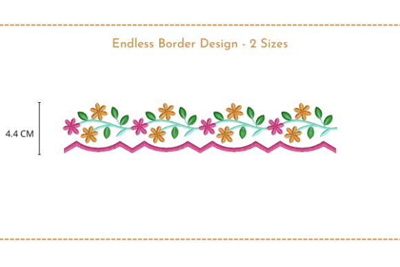 Cutwork Flower Border