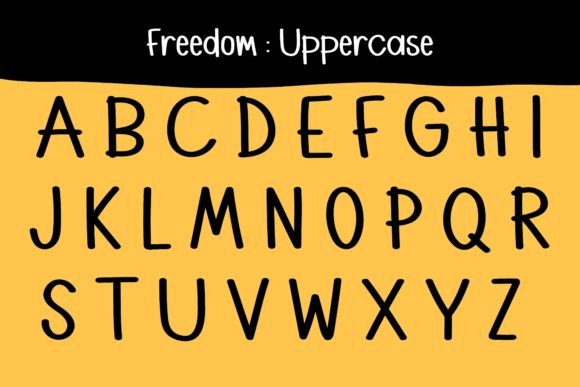 Freedom Font - Preview 3