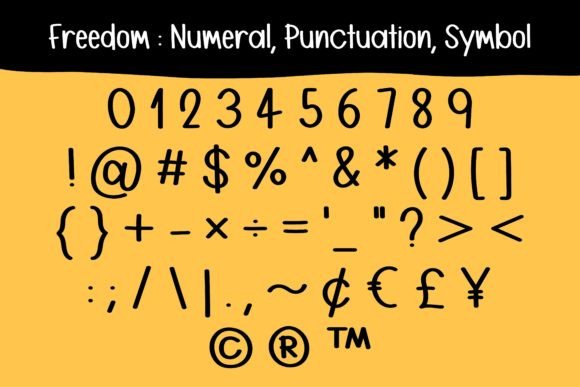 Freedom Font - Preview 5