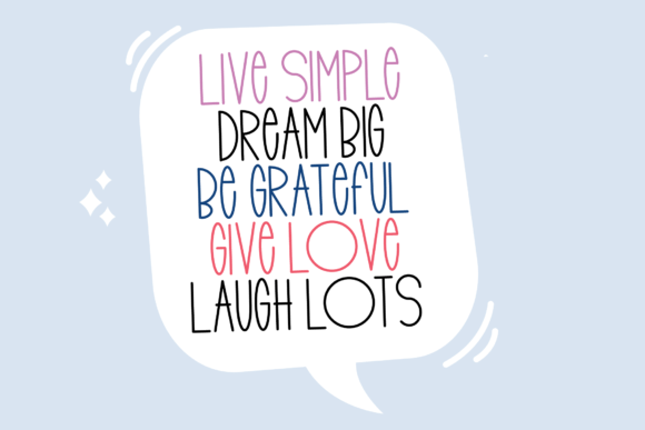 Funky Child Font - Preview 1