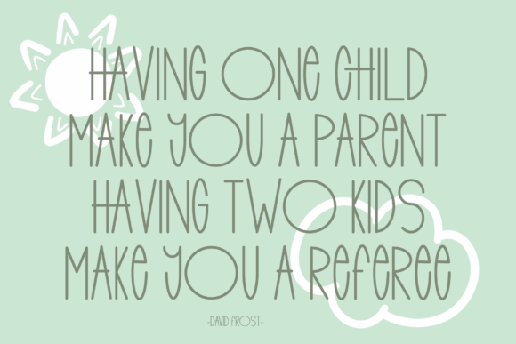 Funky Child Font - Preview 3