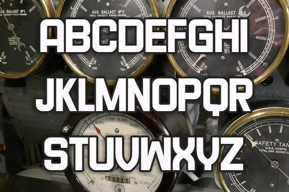 Navigator Font PNG with transparent background - Preview 1