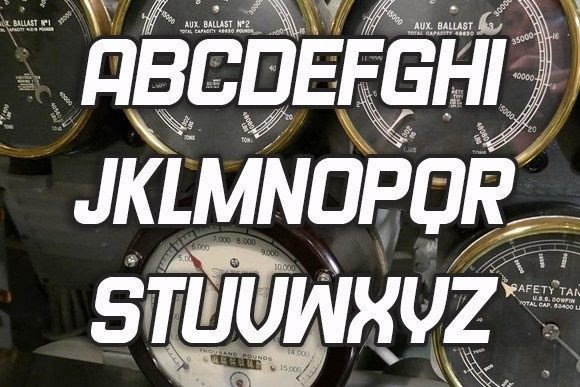 Navigator Font PNG with transparent background - Preview 2