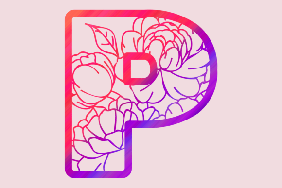 Peony Lace Font PNG with transparent background - Preview 2
