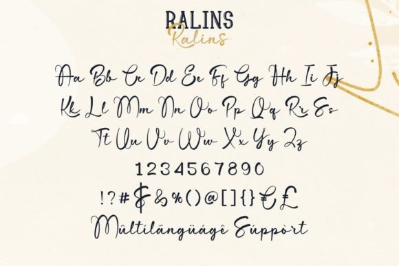 Ralins Duo Font PNG with transparent background - Preview 5