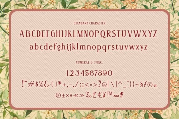 Roseva Font PNG with transparent background - Preview 1