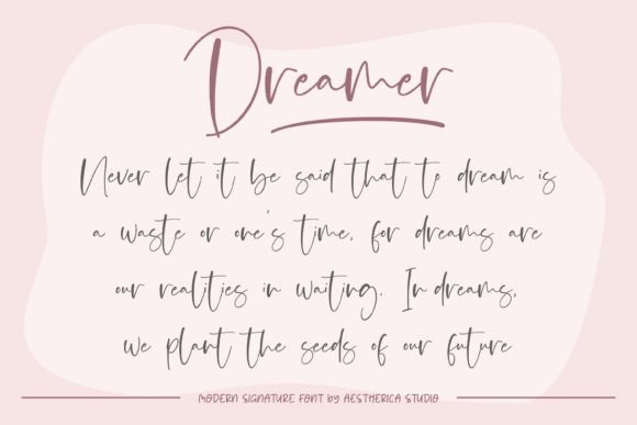 Signatica Font font preview - 4