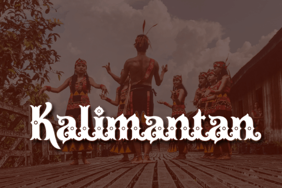 Borneo Dayak Font - Preview 3