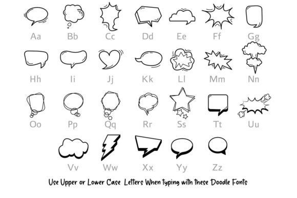 Comic Speech Bubble Font - Preview 1