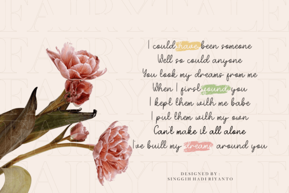 Eternal Flower Font - Preview 2