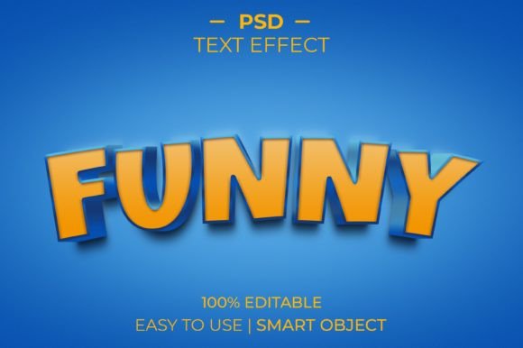 Funny Text Effect Style Gráfico Estilos de camada Por himelgfx