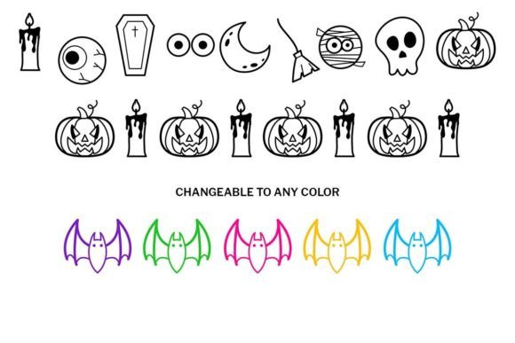 Halloween Doodle Font - Preview 2