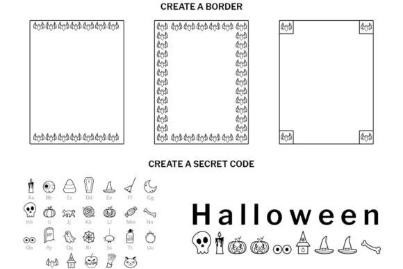 Halloween Doodle Font - Preview 4