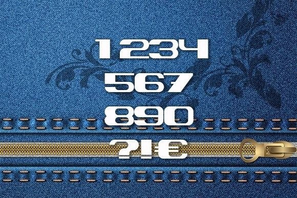 Horizontale Font PNG with transparent background - Preview 2