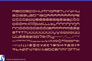 Induction Font by Freebies · Creative Fabrica