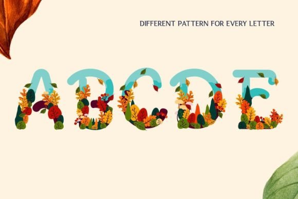 Laureline Autumn Font PNG with transparent background - Preview 1